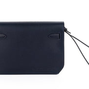 Hermès Kelly Dépêche 25 in Blue Marine and Blue Nuit 