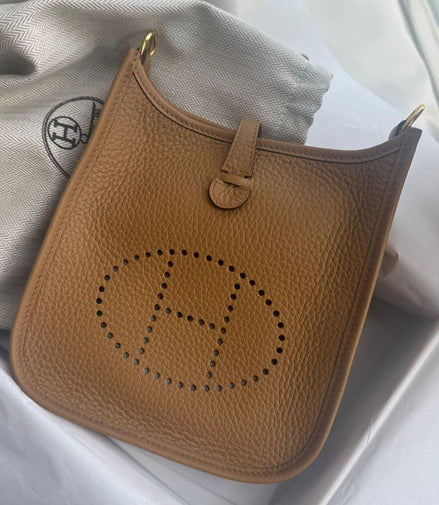 Hermès Mini Evelyne Biscuit "Never Owned"