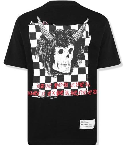 Amiri Wes Lang Black & White Skull T-Shirt "Never Owned"