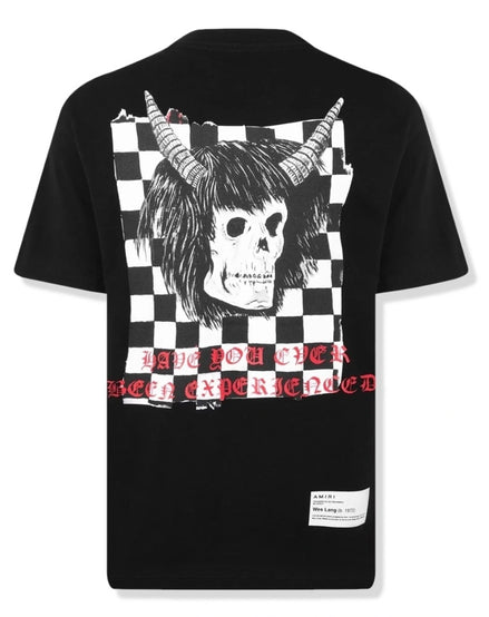 Amiri Wes Lang Black & White Skull T-Shirt "Never Owned"
