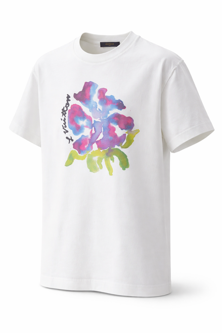 Louis Vuitton 3D Gradient Monogram Flower T-Shirt (Pre-Loved)