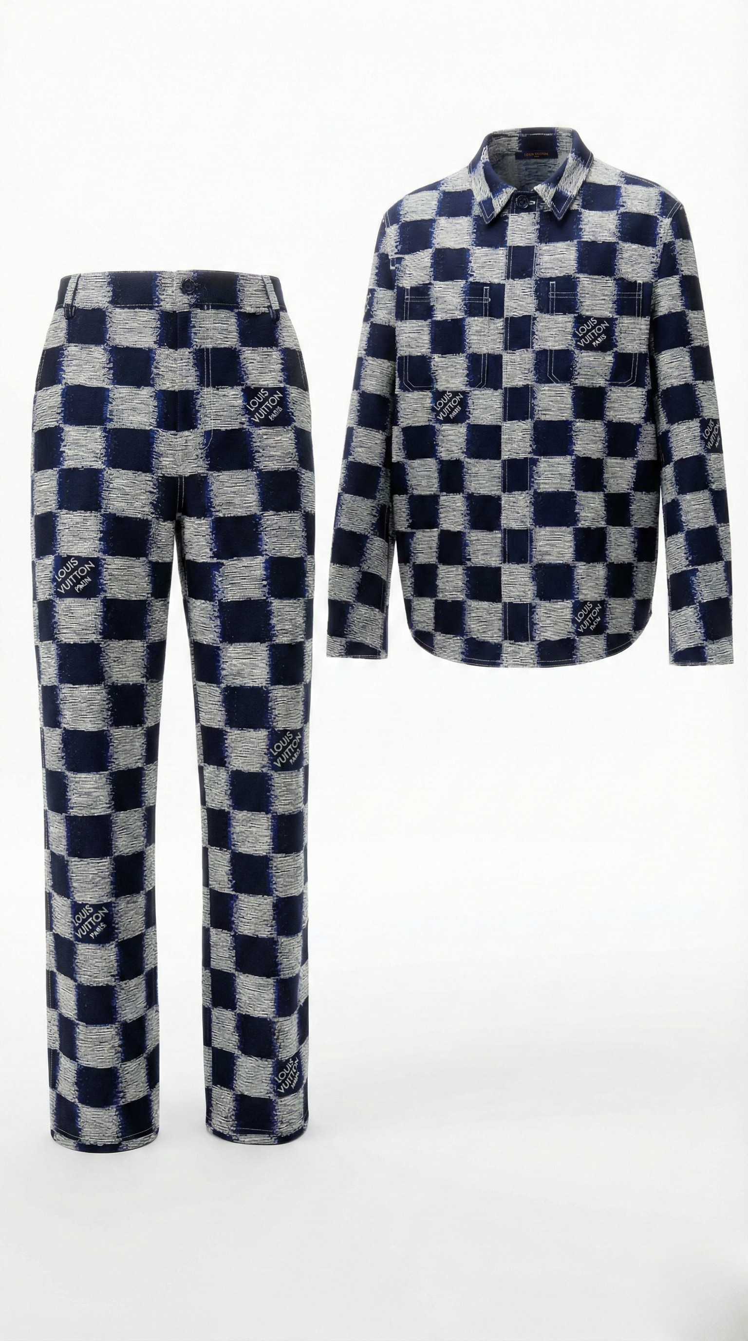Louis Vuitton Damier Denim Jacquard Set 