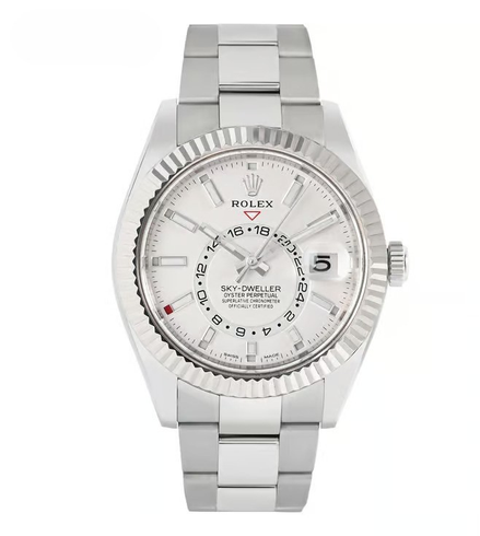 Rolex Sky-Dweller 336934 White Rolesor White Dial Jubilee "Unworn"