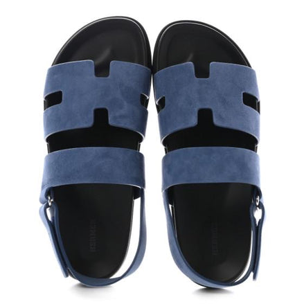 Hermès Genius Sandal Blue Size 9 "Never Owned"