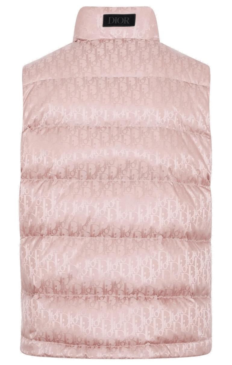 Dior Oblique Pink Gilet Size 54 