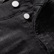 Amiri Faded Black Sequin Jeans 