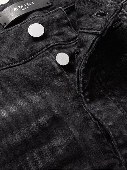 Amiri Faded Black Sequin Jeans "Never Owned"