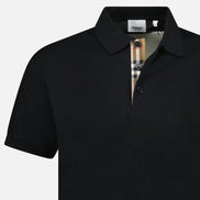 Burberry Men's Black Eddie Polo Size L 