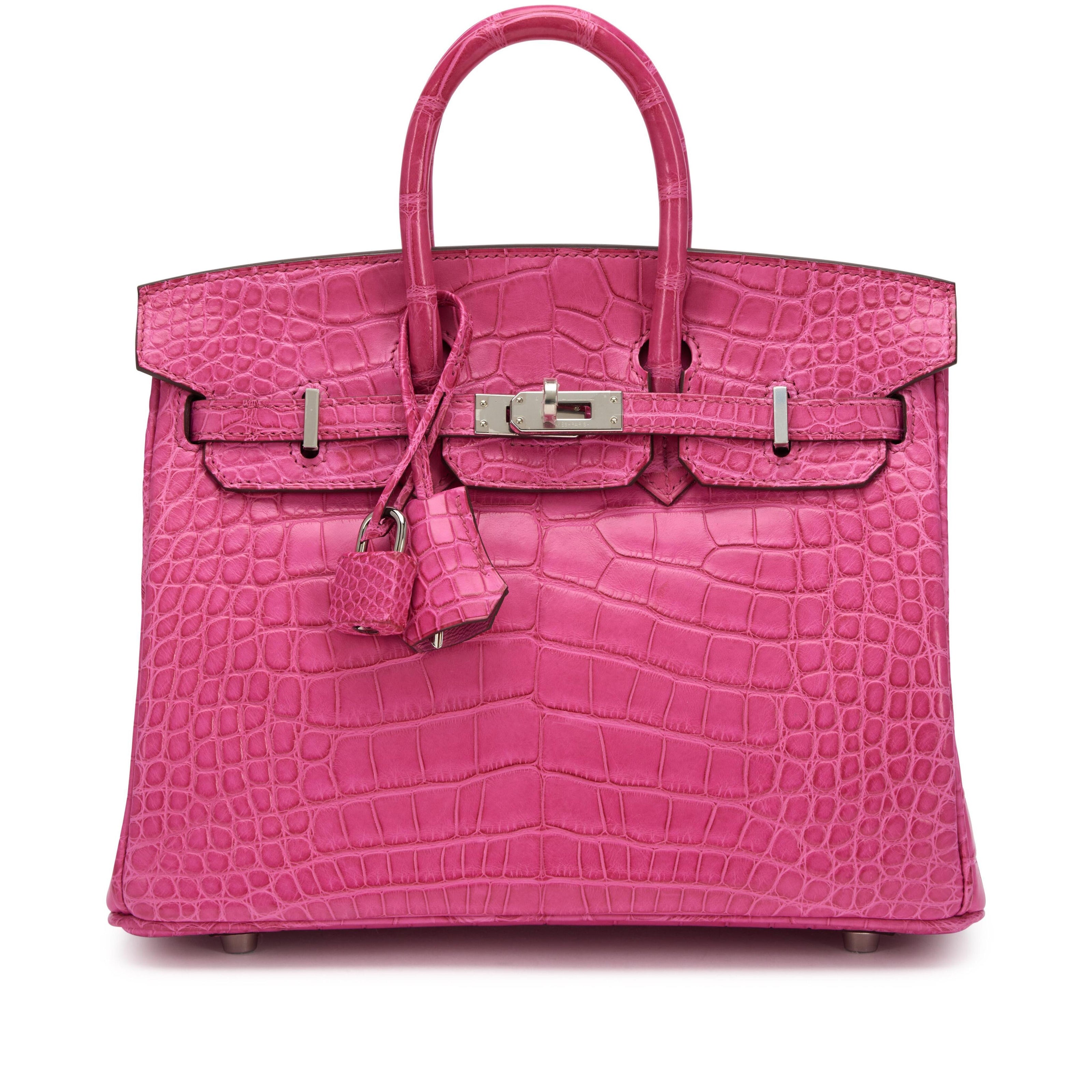 Hermès Pink Crocodile Birkin 30 