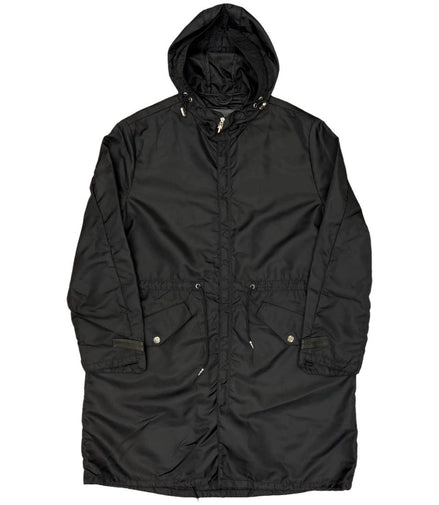 Chrome Hearts Black Nylon Cross Patch Parka Jacket Size M "Pre-Loved"