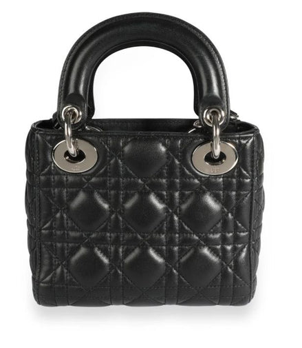 Dior ABC Hand Bag Black & Blue "Never Owned"