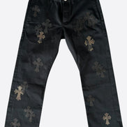 Chrome Hearts Black Camouflage Cross Patch Chino Jeans Size 34 