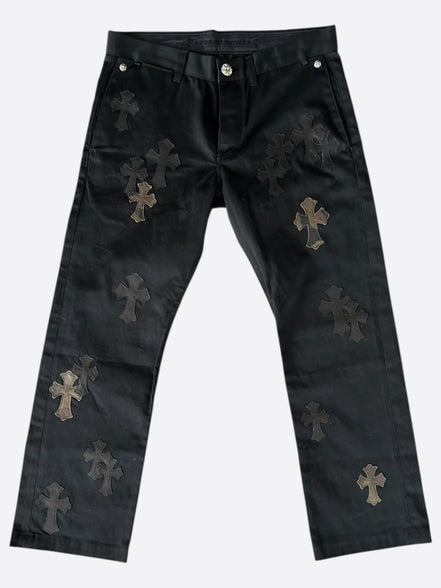 Chrome Hearts Black Camouflage Cross Patch Chino Jeans Size 34 "Never Owned"