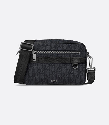 Dior Safari Black Messenger Bag "Pre-Loved"