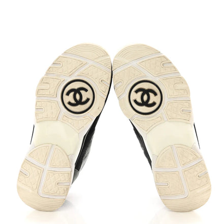 Rarest Chanel Grey Quilted Runner Sneakers (Pre-Loved)