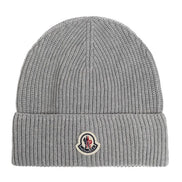 Moncler logo-patch beanie 