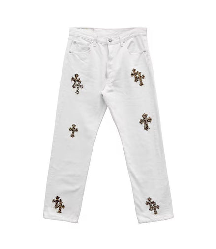 Chrome Hearts Jeans Leopard Cross Size 31 "Never Owned"