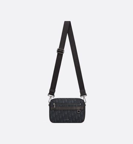 Dior Safari Black Messenger Bag "Pre-Loved"