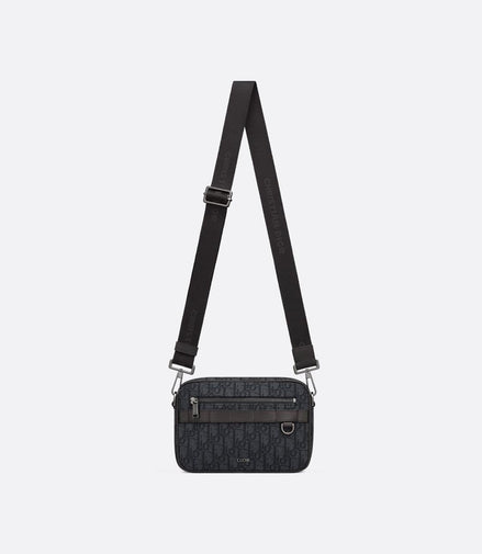 Dior Safari Black Messenger Bag "Pre-Loved"