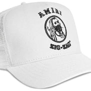 Amiri White Trucker Zig Zag Hat 