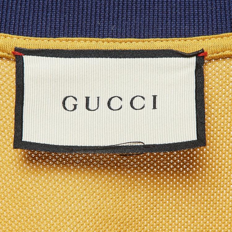 Gucci Polo GG Tape Polo Shirt Size Xs 