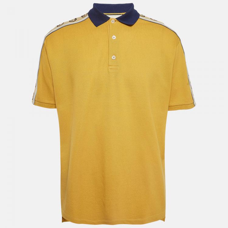 Gucci Polo GG Tape Polo Shirt Size Xs 