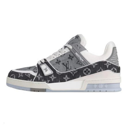 Louis Vuitton LV Trainer Grey Denim "Unworn"