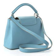 Louis Vuitton Light Blue Taurillon Leather Capucines BB (Pre-Loved)