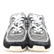 Rarest Chanel Grey Quilted Runner Sneakers (Pre-Loved)