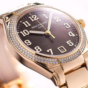 Patek Philippe Twenty~4 Automatic 7300/1200R Rose Gold Brown Dial 