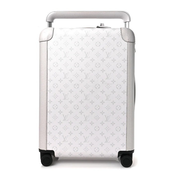 Louis Vuitton horizon 55 suitcase white 