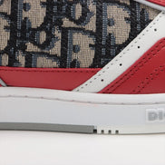 Dior B27 Low-Top Sneakers Red/White 