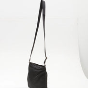 Prada Re-Nylon Enamel Logo Black Crossbody Bag (Pre-Loved)