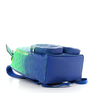 Louis Vuitton Neon Green & Blue Taurillon Illusion Multipocket Backpack (Pre-Loved