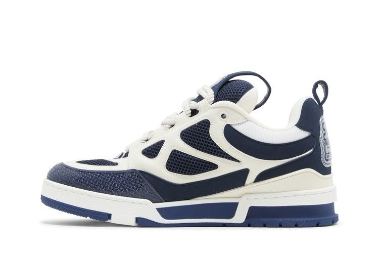 Louis Vuitton Navy Blue and White Skate Sneakers 