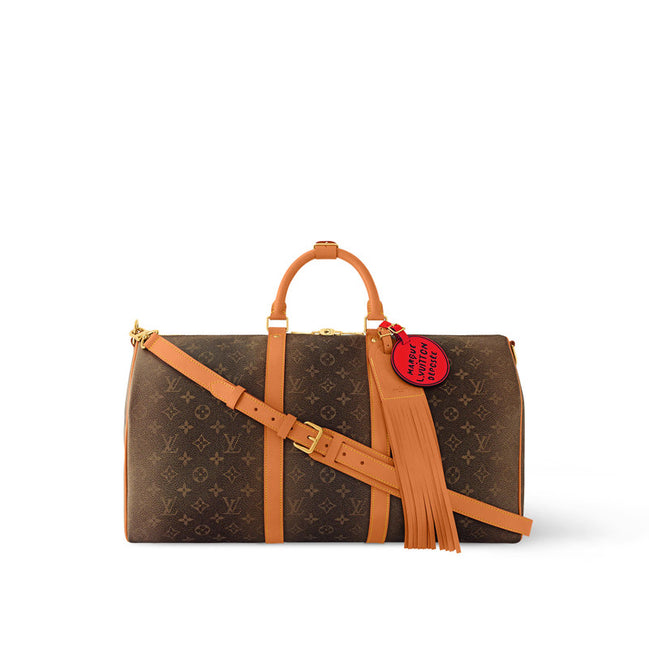 Louis Vuitton Rare Monogram Keepall Bandoulière 50 with Red Tag "Unworn"