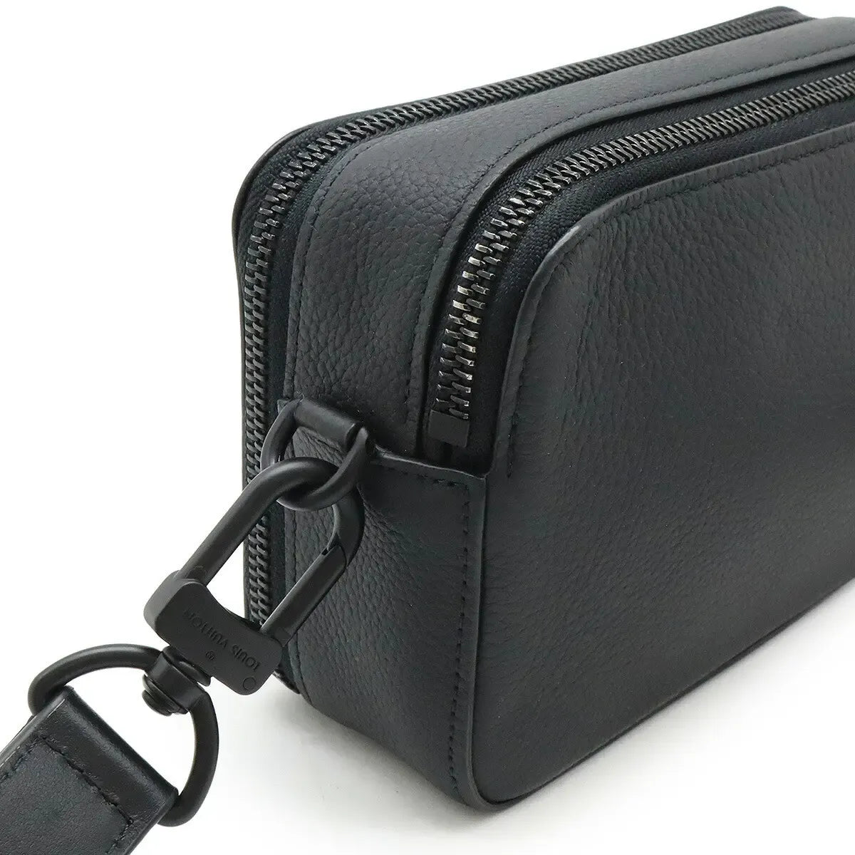 Louis Vuitton New Messenger Bag Black Taurillon Leather (Pre-Loved)