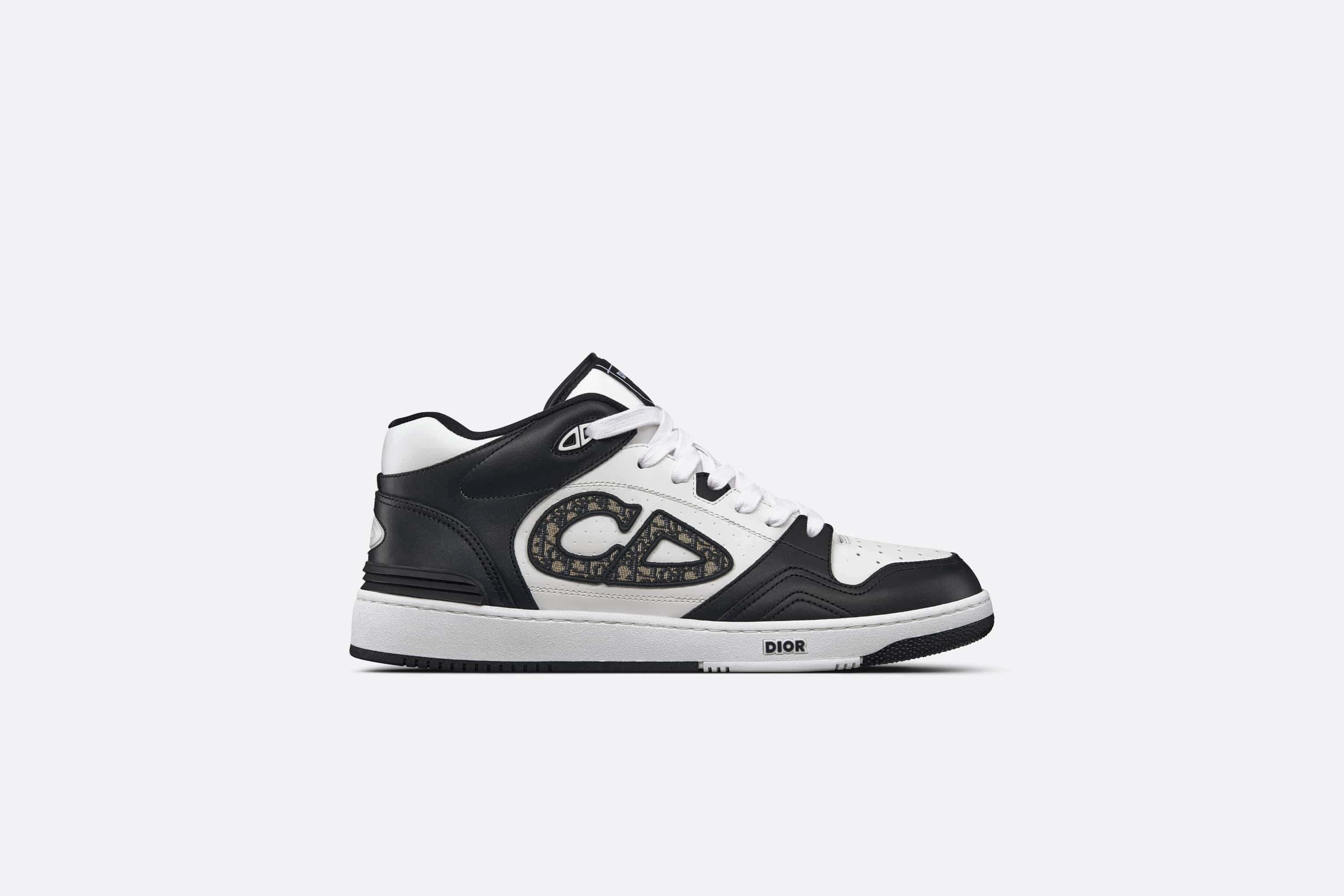 Dior Black & White Oblique B27 Low-Top Sneakers 