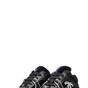 Chanel Velour Runners Black & Silver 