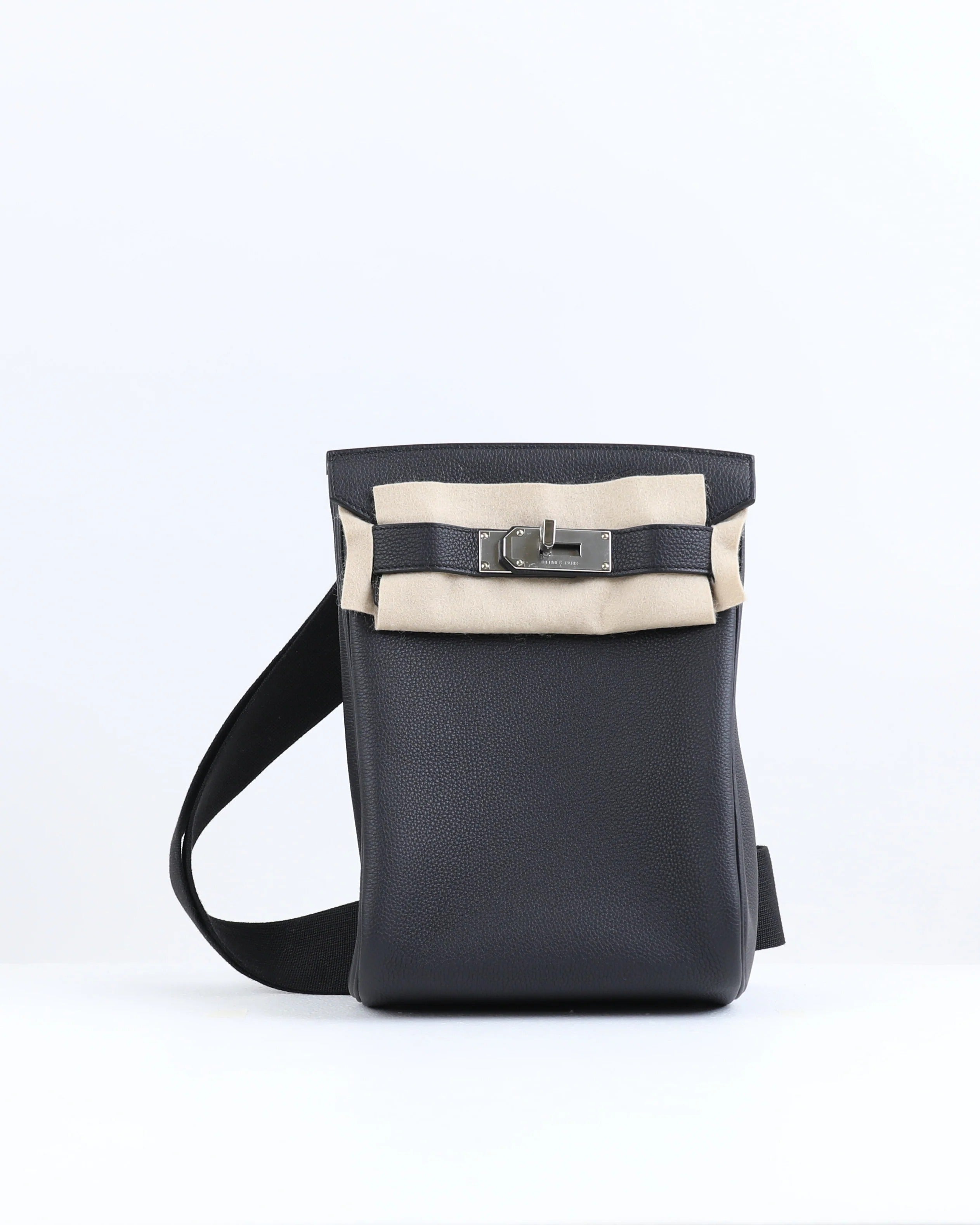 Hermes Hac a Dos PM Togo Leather Crossbody Backpack 