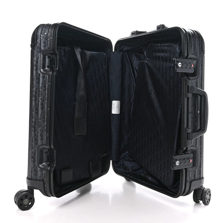 Dior x Rimowa Black Oblique Aluminium Suitcase