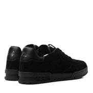 Louis Vuitton Black Suede & Leather Low-Top Sneakers (Pre-Loved)