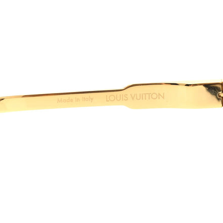 Louis Vuitton 1.1 Evidence Black and Gold Sunglasses "Unworn"