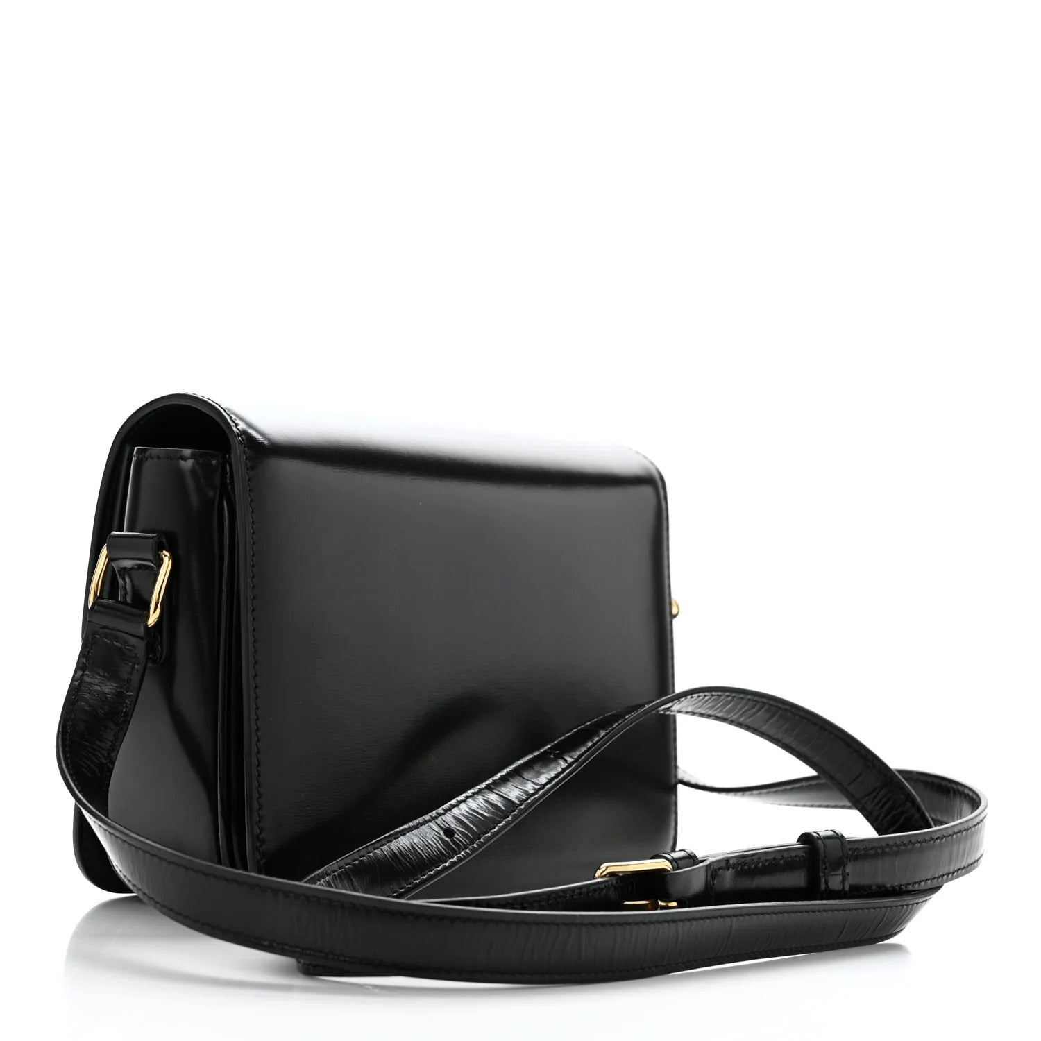 Celine Shoulder Bag Claude in Shiny Calfskin 