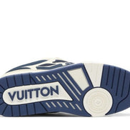 Louis Vuitton Navy Blue and White Skate Sneakers 