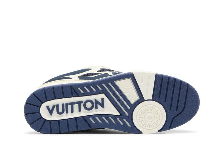 Louis Vuitton Navy Blue and White Skate Sneakers 