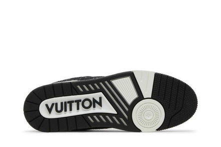 Louis Vuitton Black Monogram Denim Trainer Sneakers (Pre-loved)
