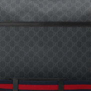 Gucci Black and Grey GG Supreme Canvas Baby Bag 