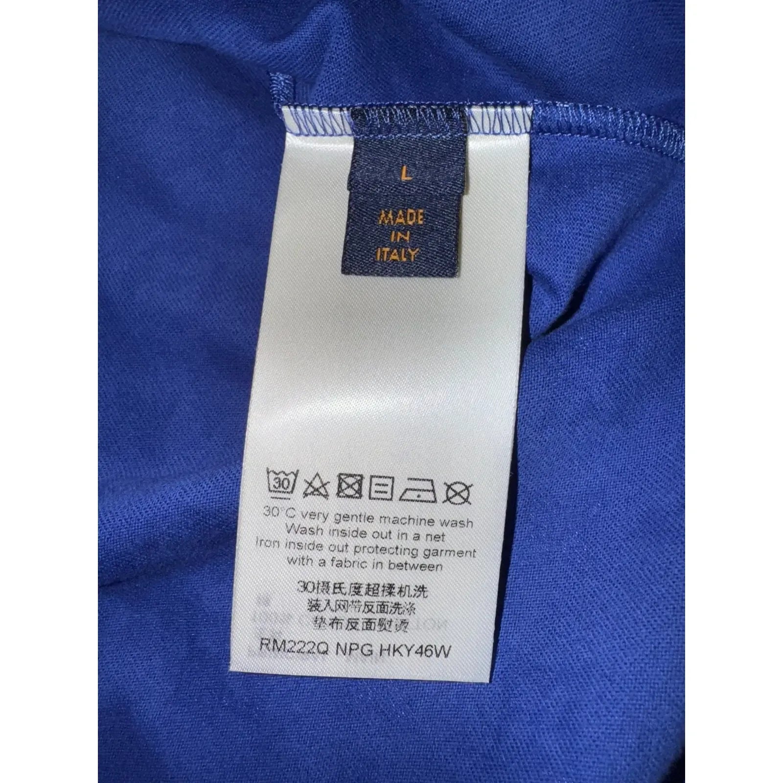 Rare Louis Vuitton Electric Blue T-Shirt Size XS “Never Owned”