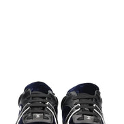 Chanel Velour Runners Black & Silver 